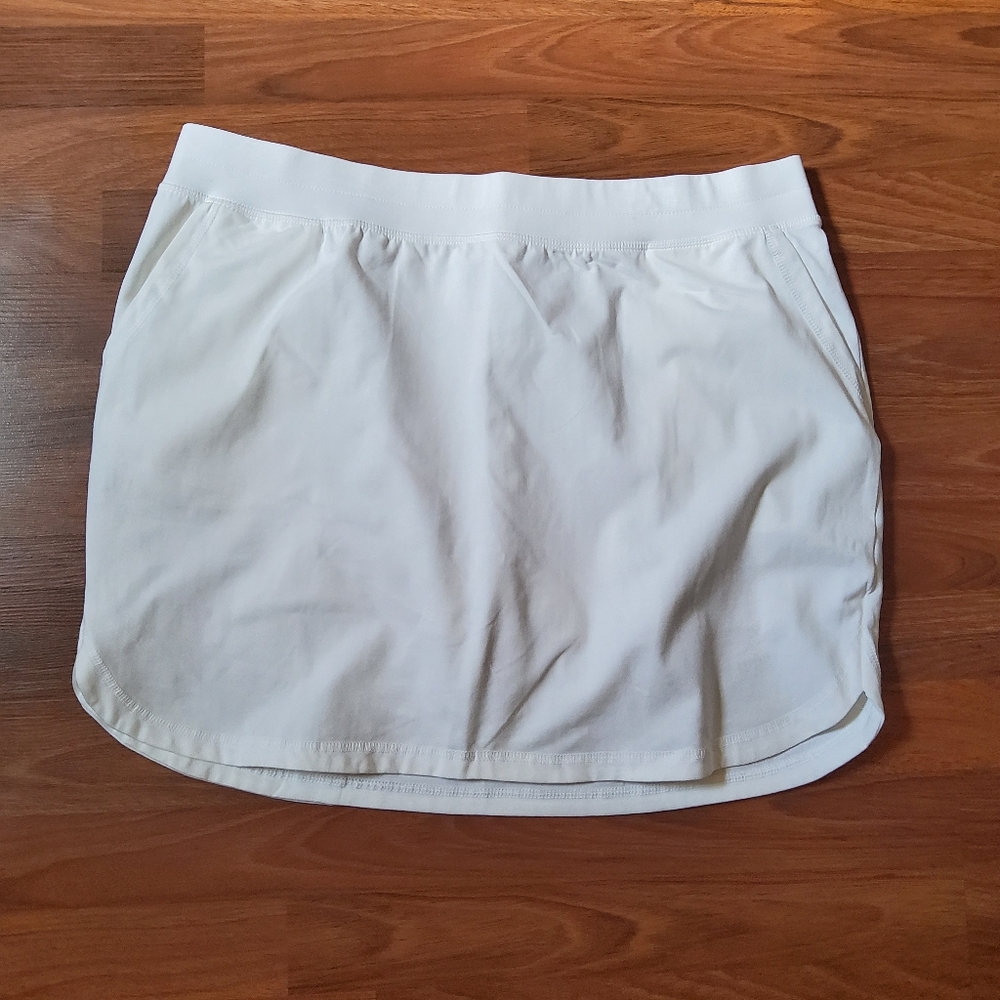 Christopher & Banks Petite Pull-On Skort White Size PXL Casual Skirt NWT